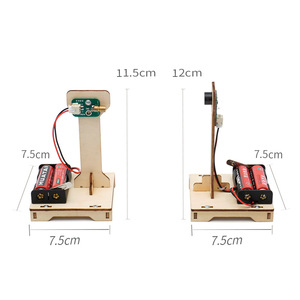 OKYN-Y2439 Kit de Alarma Láser Infrarroja de Madera para Armar, Proyecto Científico para Estudiantes - Product Image 3