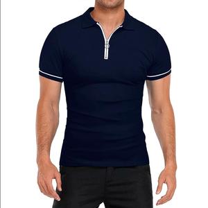 Polo homme personnalisé, manches courtes, coupe ajustée, col classique, couleur unie, respirant, pour le <span class=keywords><strong>golf</strong></span>, décontracté, streetwear urbain - Product Image 5