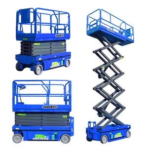 Plataforma Elevadora Eléctrica Tipo Tijera Vertical de 6M, 8M, 10M, 12M, 320Kg, 220V, Económica, con Certificación CE, en Venta - Product Image 1