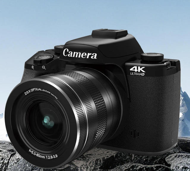 4K 20X Digital Zoom 4.0-inch HD IPS Screen Optical Digital Camera Support for Vlog Camera