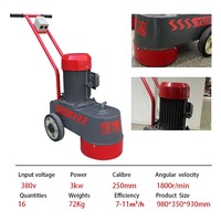 Rectifieuse de sol industriel pour béton et marbre Terrazzo