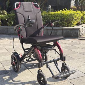 Fauteuil roulant électrique semi-carbone, moteur sans balais 2x150W et roues en alliage de magnésium - Product Image 2