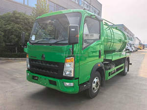 Camión de Succión de Aguas Residuales HOWO RHD 4x2 5000L 5cbm con Bomba Weilong para Vaciar Fosas Sépticas y Alcantarillas - Product Image 4