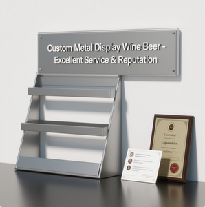Kệ Trưng Bày Bán Lẻ Bia Rượu Trưng Bày Kim Loại Tùy Chỉnh Kệ Trưng Bày Siêu Thị Kệ Trưng Bày Đứng Trên Sàn Giá Trưng Bày - Product Image 4
