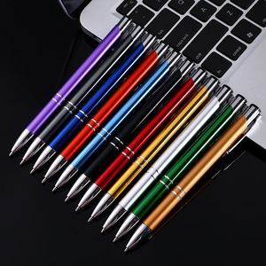 Ensemble cadeau promotionnel, logo personnalisé, stylo à bille en métal noir et or de haute qualité dans un étui en métal - Product Image 3