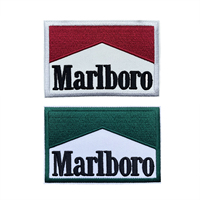 Patchs brodés personnalisés pour cigarettes, pour la décoration de vêtements et sacs, badges auto-agrippants, accessoires vestimentaires