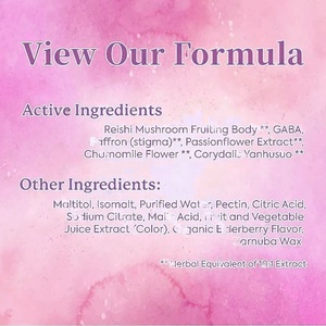 Gomitas de Vitamina Veganas Orgánicas de Marca Privada OEM/ODM para Niños, Sin Azúcar, para un Sueño Profundo y Reparador, Gomitas de Melatonina - Product Image 6