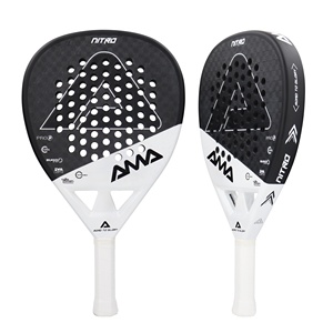 AMA Sport Professional OEM Head Quality Custom Diamond Shape 12K Carbon Fiber Popular <strong>Paddle</strong> Padel Tennis <strong>Racket</strong> Shovel - Product Image 1