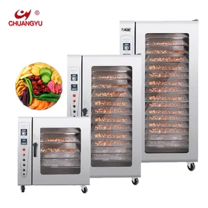 Chuangyu 5-30layers hoàn toàn tự động điện Rau mất nước máy sấy trái cây Máy sấy thực phẩm máy