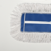 Balai à poussière rectangulaire en coton avec manche en aluminium très résistant et pratique pour le nettoyage des sols des salles d'exposition