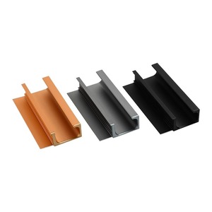 Vente directe usine – Poignées modernes dissimulées en alliage d'aluminium pour armoires de cuisine, tiroirs, tables de chevet, armoires – Boutons en forme de G - Product Image 2