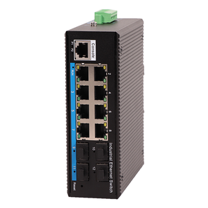 พอร์ตอีเธอร์เน็ต 8 ช่อง ความเร็ว 10/100/1000Mbps พร้อมพอร์ตไฟเบอร์ SFP+ 4 ช่อง ความเร็ว 1.25G  แบบ L2 Gigabit Managed Network Switch - Product Image 3