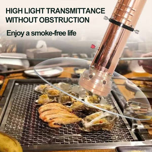 Conduit d'échappement métallique rétractable robuste de fabrication coréenne, directement de l'usine |   <span class=keywords><strong>Hotte</strong></span> en verre en option pour les restaurants commerciaux - Product Image 2