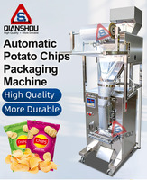 Machine d'emballage alimentaire automatique à prix d'usine pour le remplissage de gaz azote, les chips de maïs soufflé, les bananes, les en-cas, les sachets en papier d'aluminium, les sachets en papier chimique