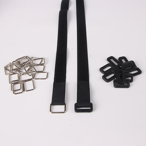 Kunden spezifische einseitige Hakens ch laufe Wasserdichte Schnallen riemen Unnaoed Nylon Schwarz Weiß Abnehmbar für Home Office Warehouse Storage - Product Image 3