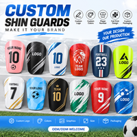 Mini protège-tibias de football, protège-tibias absorbant les chocs pour adultes et enfants, entraînement, logo personnalisé, vente en gros