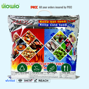 Uiowio Trọng lượng nhẹ, không thấm nước, dễ dàng có thể giặt và mạnh mẽ lạnh nhiệt cách điện Túi tái sử dụng với Snap-Lock xử lý - Product Image 1