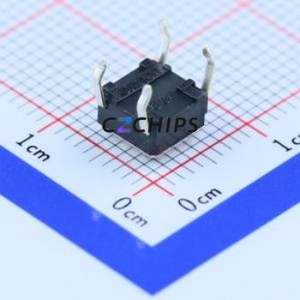 B3F-1002 Tactile Switch Through hole Component (THT)-4P,6x6mm Switch Single Pole Single Throw Round Button Through Hole 6mm - Product Image 2