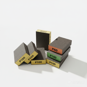 Bloc éponge de ponçage à sec et humide haute densité, épaisseur 25 mm, ODM OEM personnalisé pour le polissage du bois et du métal - Product Image 2