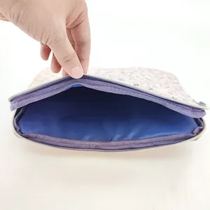 Nouveau design 7,10 pouces mallette pour ordinateur portable sac coton toile souple tablette manchon