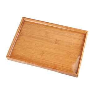 Bandeja de servir rectangular pequeña de bambú Siyi, estilo simple para servir té - Product Image 4