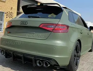 ชุดตัวถังสปอยเลอร์ติดหลังคาด้านหลังรถปีกสปอยเลอร์หลังรถสำหรับรถ Audi A3 S3 hatchback 2014-2020 oettinger - Product Image 3