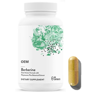 Natural <b>Herbal</b> Extract Berberine Phytosome Capsules 500mg 1000mg Heart Gut Health <b>Supplements</b> for Adults - Product Image 2