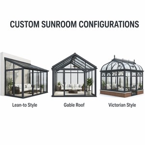Invernadero Panorámico de Alta Resistencia con Estructura de Aluminio de 3.0mm y Vidrio para Villas de Lujo, con Certificación AS2047 y CE, Marca GELLJA - Product Image 2