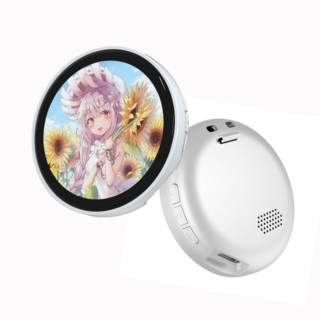 H1 Electronic Push-button Touchscreen Version, Badge Display Screen, 2D Anime Peripheral, Chest Badge, 2D Badge