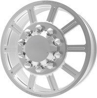 Jantes forgées DRW polies sur mesure 20X8.25 22X8.25 24X8.25 avec enjoliveur central flottant 10X225 8X180 pour GMC Sierra 3500HD