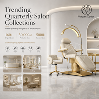 Madamcenter Lit esthétique pivotant à 360°, mobilier esthétique électrique, chaise de cosmétologie, table pour clinique esthétique, lit de cosmétologie