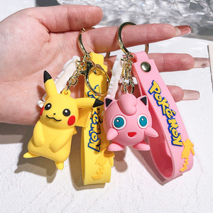 3D dễ thương Anime <span class=keywords><strong>PVC</strong></span> Keychain tùy chỉnh phim hoạt hình nhân vật Túi Keychain sắt khuyến mại Pokemon <span class=keywords><strong>Keyring</strong></span> silicon xe cao su <span class=keywords><strong>Keyring</strong></span> - Product Image 5