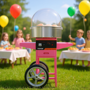 Máquina de Algodón de Azúcar Vevor, Recipiente de Acero Inoxidable de 1L, Máquina Eléctrica para Hacer Algodón de Azúcar para Fiestas Infantiles - Product Image 2