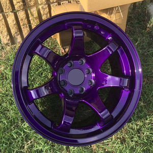 Jantes forgées en deux parties 5x114.3 noires et violettes pour Ford Mustang Boss 302 Mach 1 Gt350 Gt500 - Product Image 3