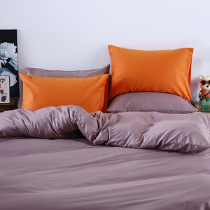 Parure de lit de luxe en coton pour hôtel, ensemble de couette et draps, tailles King et Queen, vente en gros - Product Image 5