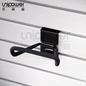 Unipower Slotted <b>Hook</b> Wall Mounted Heavy Duty Powder Coated Clothing Organizer Rectangle Shape - Product Image 4