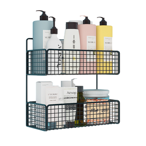 Canasta de Almacenamiento Multifuncional de Alambre de Hierro para Montar en la Pared, de Alta Calidad, para Organización del Hogar, Suministro de Fábrica <span class=keywords><strong>DSH</strong></span> - Product Image 1