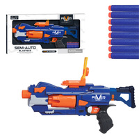 Pistolets jouets automatiques de conception personnalisée de taille multicolore en gros pour garçon pistolet à mousse jouet de jeux de tir électrique