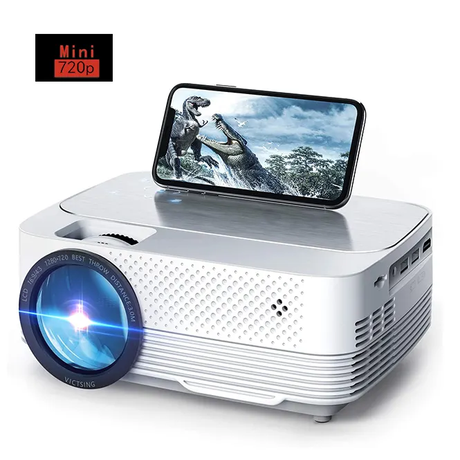 1080p Projector High Quality LCD 1280x720p LED Video Different Interfaces Support 1080p Mini Projector For Home Theater Projector