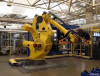 Robot FANUC R-2000iC/210L 6 axes, robot industriel, contrôle intelligent de la force, outil de polissage, meuleuse pneumatique, meulage, ébavurage