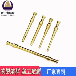 Conector macho y hembra ranurado de latón de 1.6mm de desconexión rápida para luces de aviación y cableado médico - Product Image 5