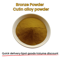 Poudre de bronze en alliage cuivre-étain Cusn10 Cusn15 Cusn20, maille 325, pour frittage et coulée à froid