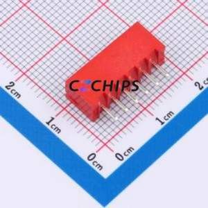BX-XH2.54-6PZZ-R Wire-to-Board Pin Header Through hole Component (THT),P=2.54mm Connector 1x6P 2.5mm Through Hole XH - Product Image 2