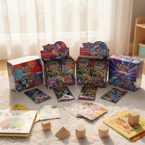 HCY Anime Japon 360 cartes Pokémon en anglais Jeu de cartes à collectionner EVO SUN MOON Boîte de booster de collection en papier 1/65 - Product Image 4
