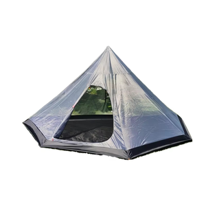 MCETO TX320pro tente d'été demi-maille intérieure pyramide <span class=keywords><strong>Tipi</strong></span> auvent chaud extérieur polyester sac à dos camping <span class=keywords><strong>moustiquaire</strong></span> - Product Image 4