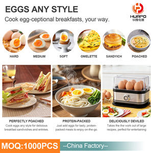 Hervidor <span class=keywords><strong>de</strong></span> Huevos Eléctrico <span class=keywords><strong>de</strong></span> 350w, Vaporera para Huevos, para Niños y Familia, Capacidad para 1-6 Huevos - Product Image 4