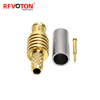Connecteur RF MCX à sertir, conception en deux parties, 50 ohms, RG316, directement de l'usine