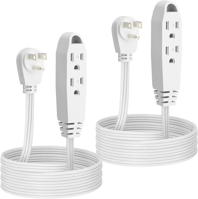 USA Extension Cord 3 Outlets Power Strip Board
