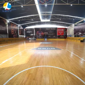 China Leverancier Professionele Gym Maple Hout Sport Vloeren Voor Basketbalveld