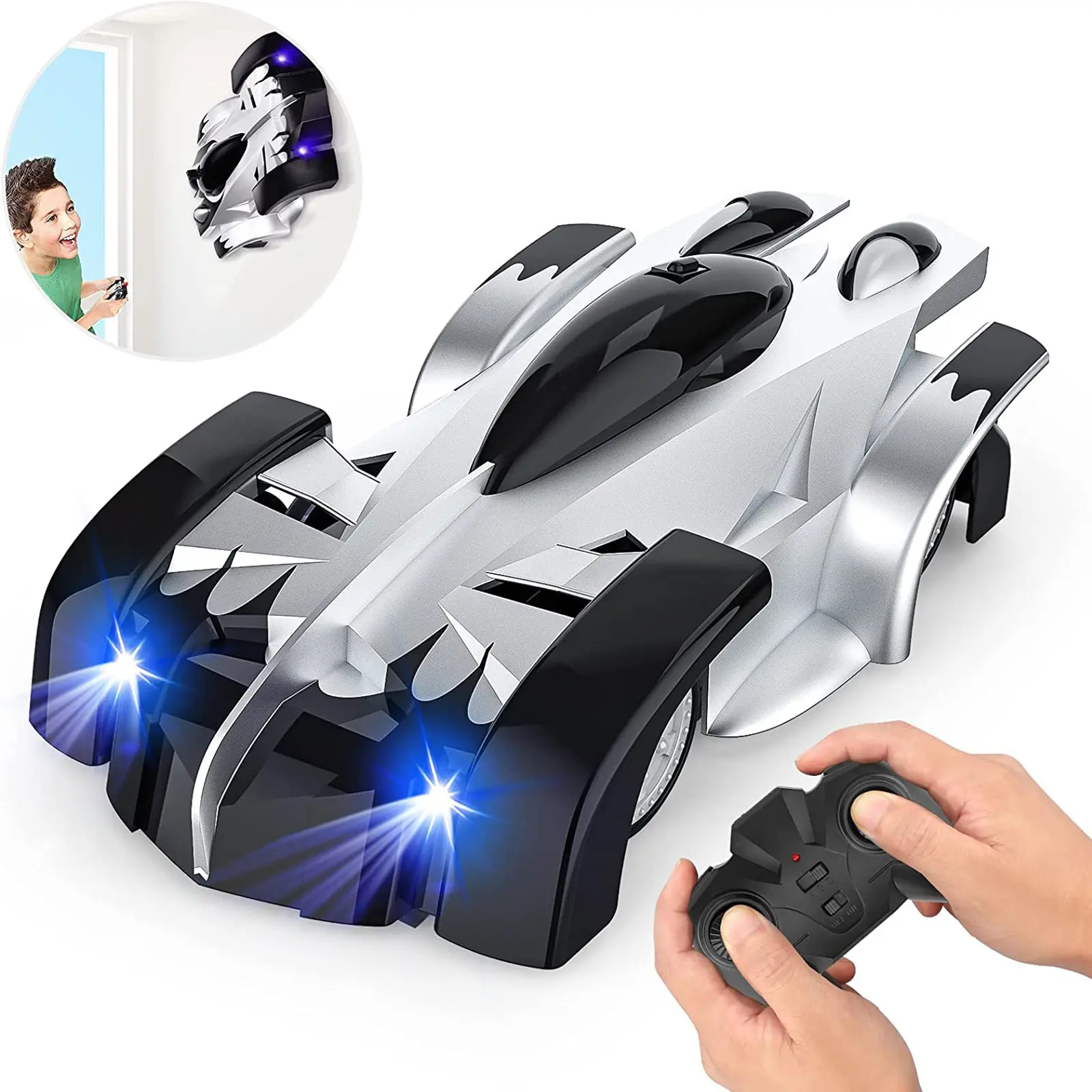 New Arrival Rechargeable Kid Remote Control Wall Climbing Car Anti Gravity Wall Climbing Rc Car